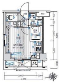 リライア大井町ヒルズ 1階 間取り図