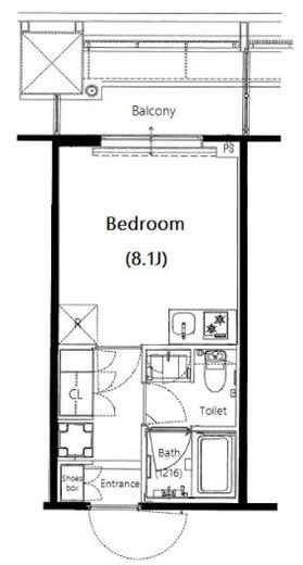 シティタワー大井町 6階 間取り図