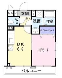 プラナ南品川 102 間取り図