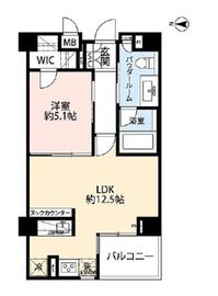 リシェ駒場東大前 2階 間取り図