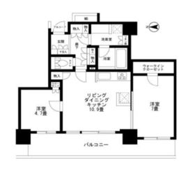 パークタワー秋葉原 11階 間取り図