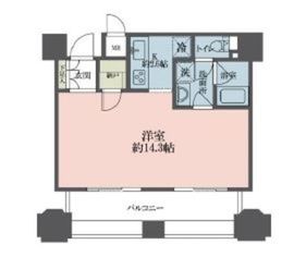 ルネ新宿御苑タワー 307 間取り図