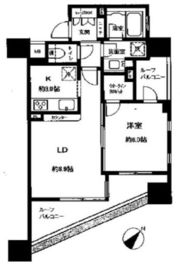 クレヴィア新大塚 2階 間取り図