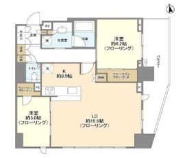 グランリビオ高輪三丁目 10階 間取り図