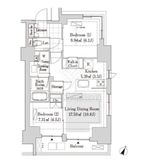 リブクオーレ神保町 907 間取り図