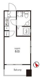 クレジデンス神谷町 906 間取り図