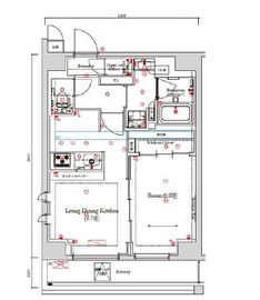 ガリシア武蔵小山 902 間取り図