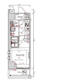 ガリシア武蔵小山 303 間取り図