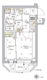 シーフォルム東新宿3 4階 間取り図