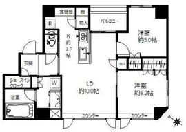 ベリスタ日本橋小伝馬町 2階 間取り図