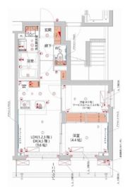 ハーモニーレジデンス新宿ザノース 301 間取り図