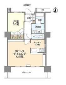 豊洲シエルタワー 10階 間取り図