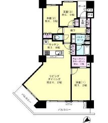 シティタワー品川 24階 間取り図
