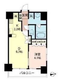 エコロジー大井町レジデンス 202 間取り図