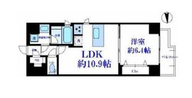 ハピネ蔵前鳥越 8階 間取り図