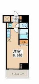 エスコート麻布十番 2階 間取り図