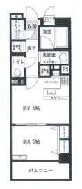 ブリシア不動前 2階 間取り図