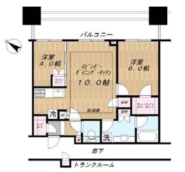 シティタワー大井町 3階 間取り図