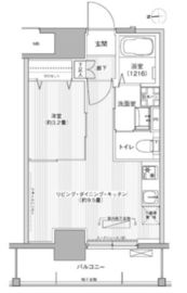 レジェンダリーガーデン赤羽ウェストビュー 1003 間取り図