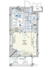 コンシェリア門前仲町リバーサイド 2階 間取り図