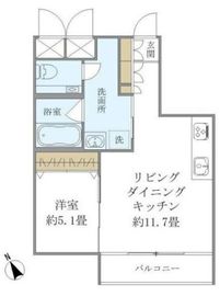 フォーリア西麻布CASA 104 間取り図