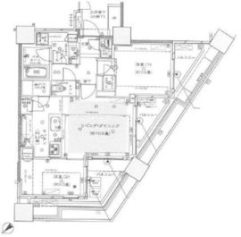 シティタワー武蔵小山 40階 間取り図