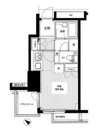 ファミール東銀座グランスイートタワー 10階 間取り図