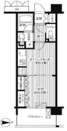 フルーヴ押上 708 間取り図