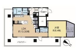 ベル代々木公園 5階 間取り図