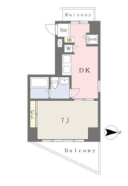 セリーヌ元麻布 1001 間取り図