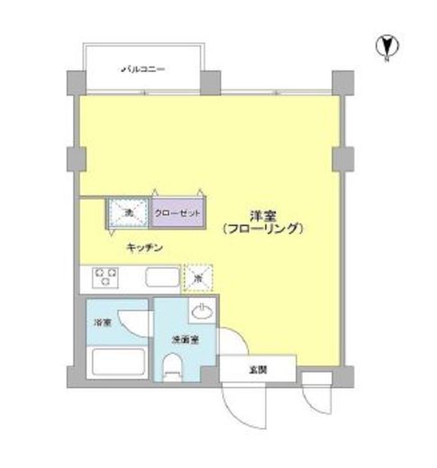 元住吉アートフラッツ 306 間取り図