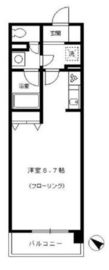 カナーリス月島 604 間取り図