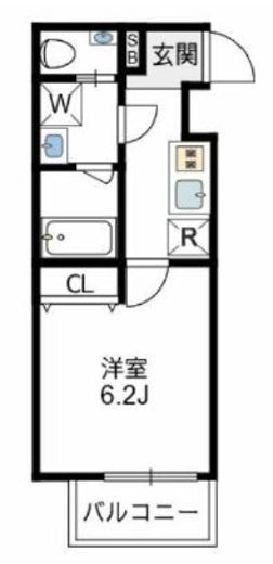 エスペランサ神田神保町2 203 間取り図