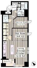 CQレジデンシャル西日暮里ステーションフロント 4階 間取り図