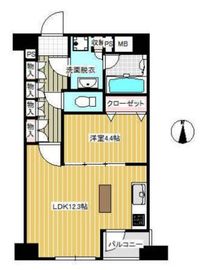 CQレジデンシャル西日暮里ステーションフロント 10階 間取り図