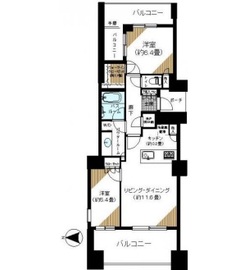 ワールドシティタワーズ キャピタルタワー 11階 間取り図