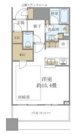 ブリリアタワーズ目黒 12階 間取り図