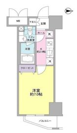 コンフォリア西蒲田 406 間取り図