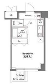 コンフォリア東中野 308 間取り図