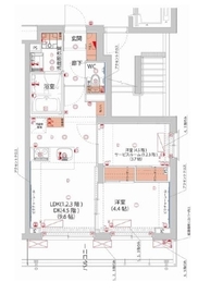 ハーモニーレジデンス新宿ザノース 501 間取り図