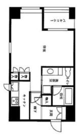 ボルト銀座レジデンス2 201 間取り図