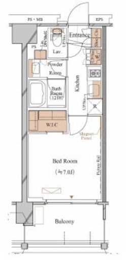 ブランシエスタ久が原 308 間取り図
