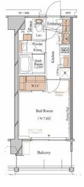 ブランシエスタ久が原 306 間取り図