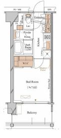 ブランシエスタ久が原 306 間取り図