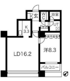 グランパークハイツ 1005 間取り図