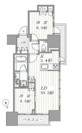 クラッシィスイート・ジオ東麻布 11階 間取り図