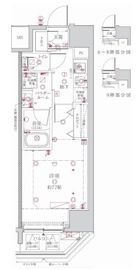 クレイシアIDZ中野アーバンスクエア 4階 間取り図