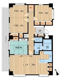 KDXレジデンス代官山2 601 間取り図