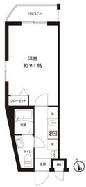 レオーネ馬込 208 間取り図