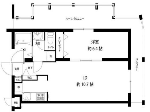 レオーネ馬込 507 間取り図